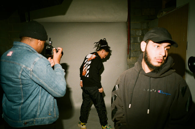 Off-White S/S '18 Editorial featuring AWGE & Friends