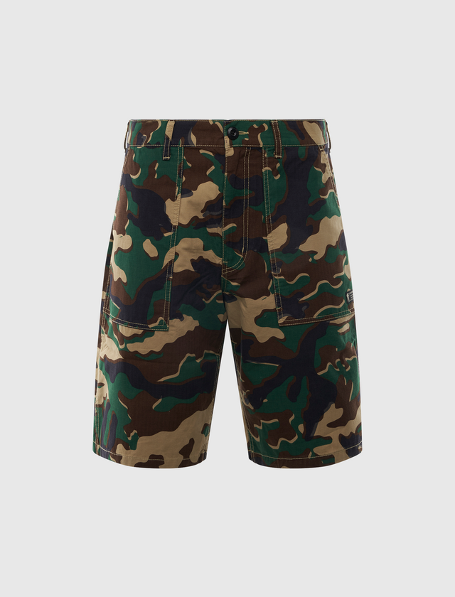 GLITCH WOODLAND CAMO SHORTS