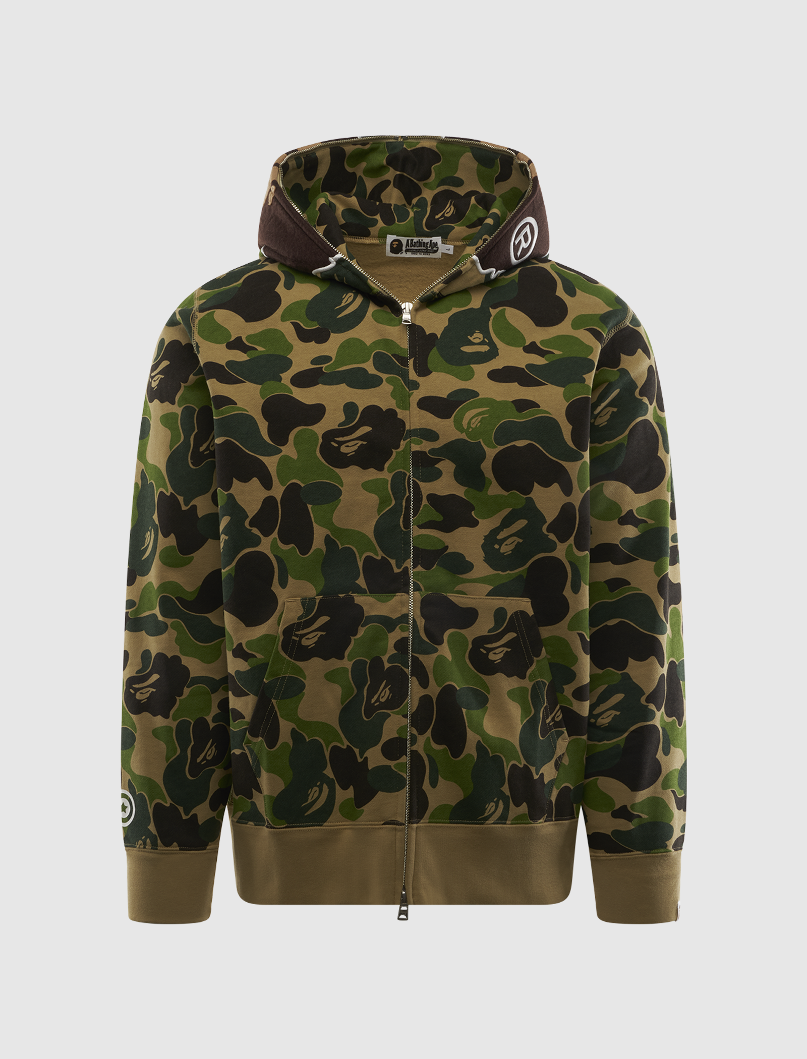 BAPE ABC CAMO 2ND APE FULL ZIP HOODIE – Social Status