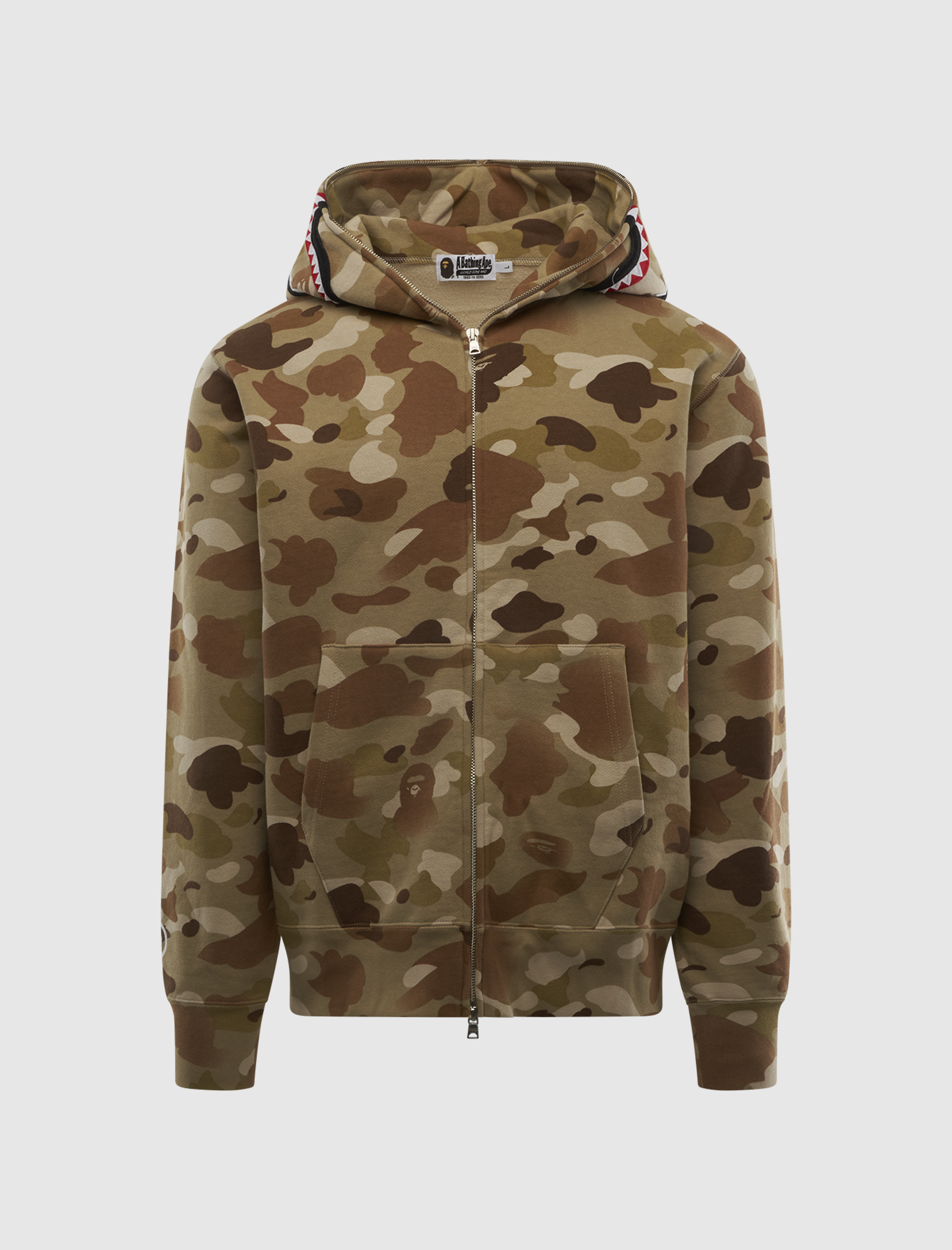 BAPE グラデーションカモ シャーク フルジップフーディー – Social Status