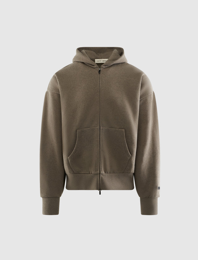 FLEECE ZIP UP HOODIE