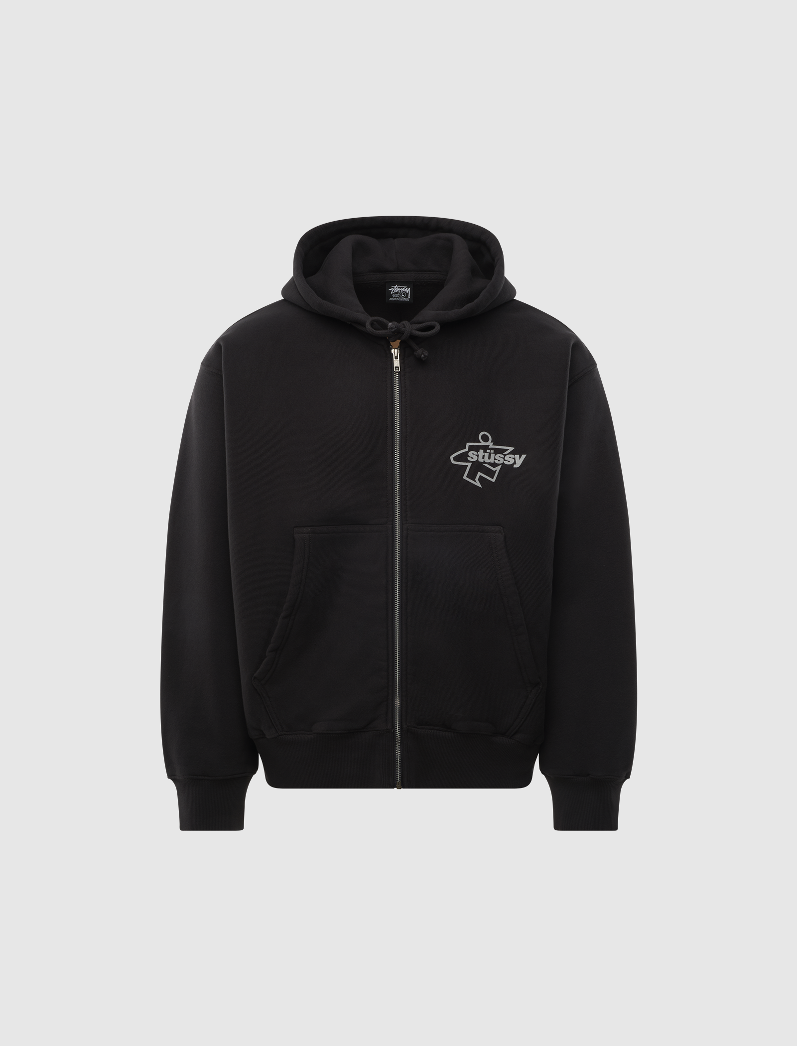 STÜSSY SURF SIZE ZIP HOODIE – Social Status STÜSSY SURF SIZE ZIP HOODIE – Social Status