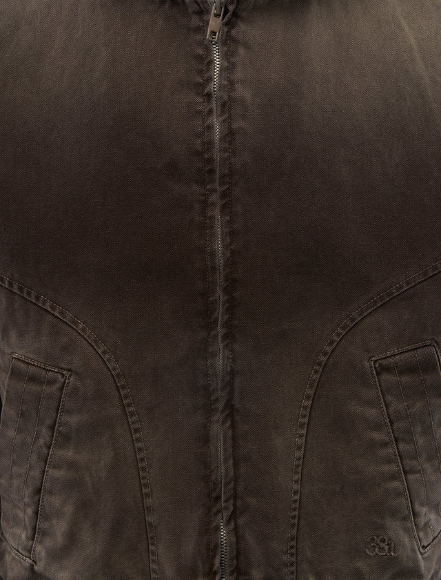 CANVAS HOODED JACKET