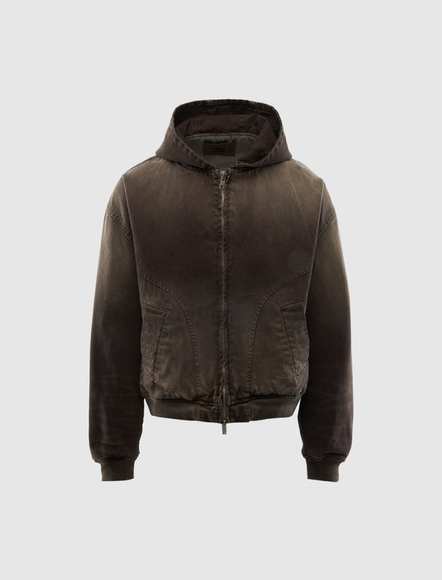 CANVAS HOODED JACKET