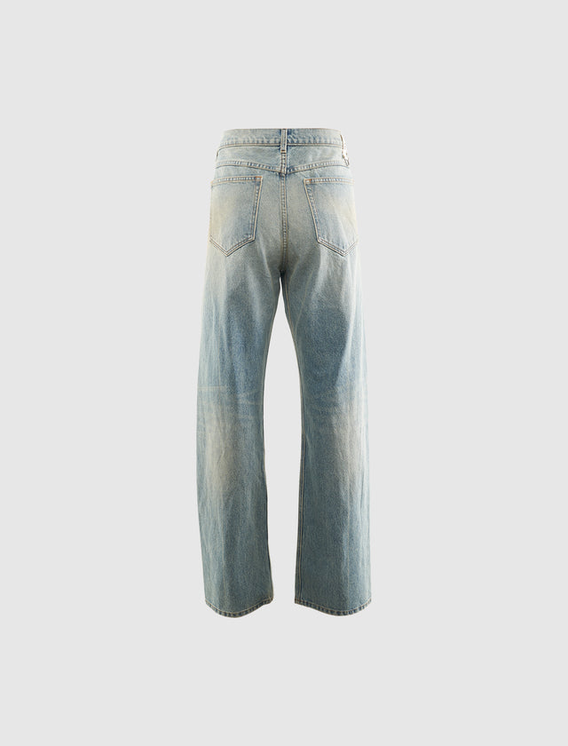 STRAIGHT LEG DENIM JEAN
