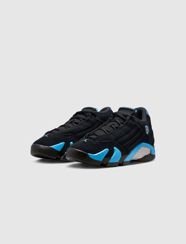 AIR JORDAN 14 RETRO "BLACK/ WHITE/ UNIVERSITY BLUE" GS