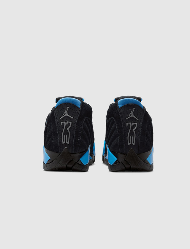 AIR JORDAN 14 RETRO "BLACK/ WHITE/ UNIVERSITY BLUE" GS