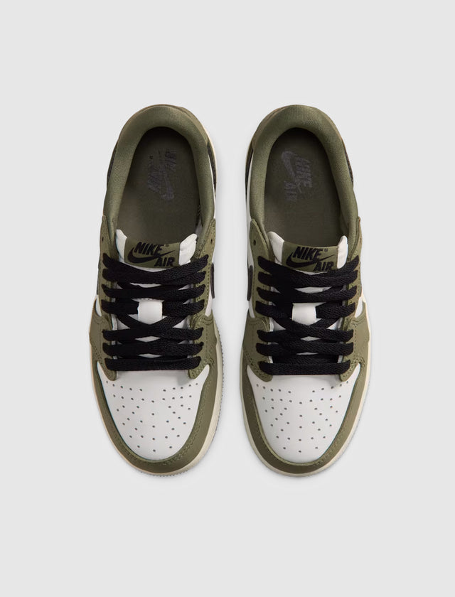 AIR JORDAN 1 RETRO LOW "MEDIUM OLIVE" GS