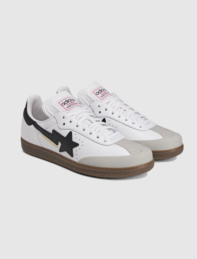 BAPE SAMBA "WHITE/BLACK"