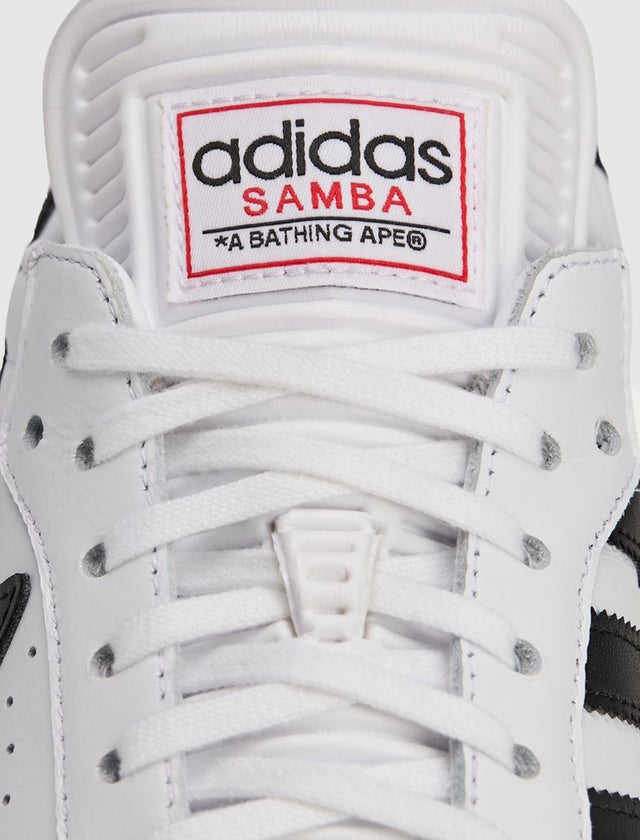 BAPE SAMBA "WHITE/BLACK"