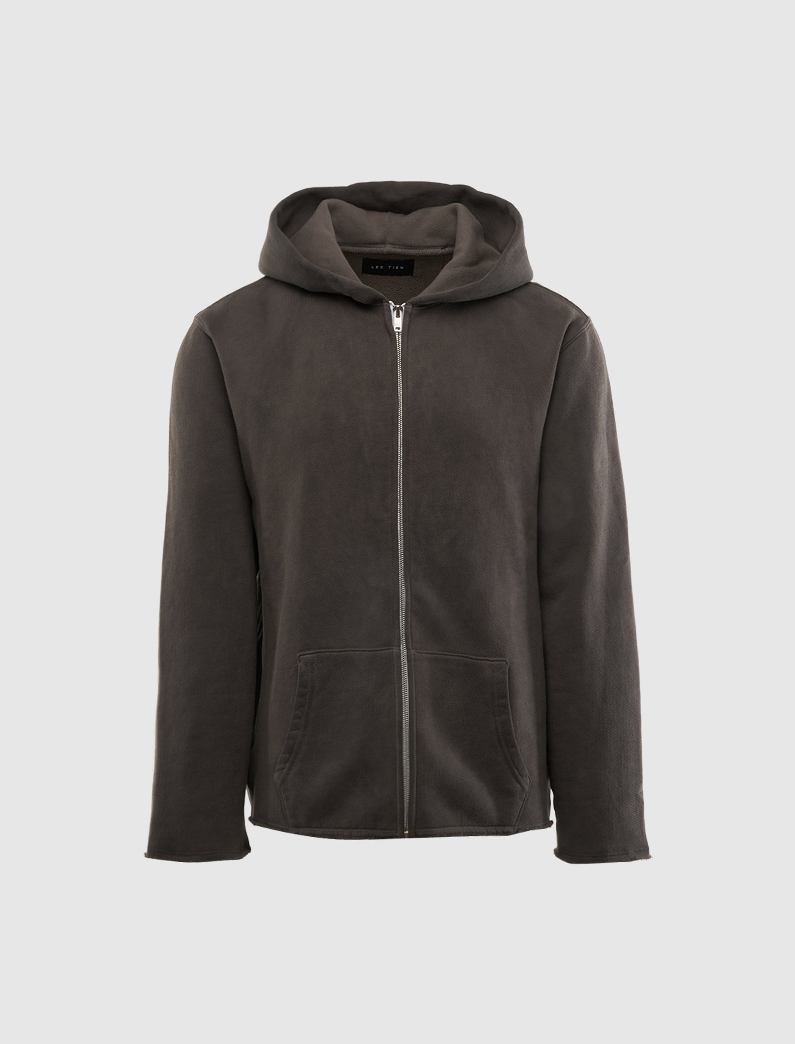 LES TIEN HW RAW ZIP HOODIE – Social Status