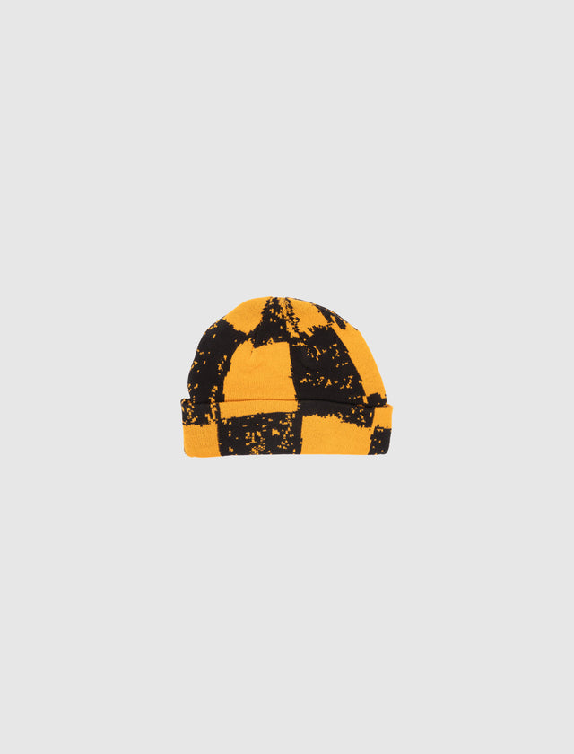 CHECKERED BEANIE
