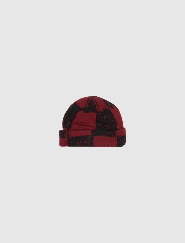 CHECKERED BEANIE