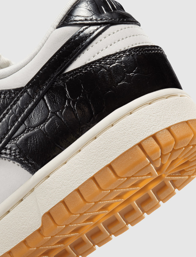 WOMEN'S DUNK LOW "BLACK CROC" LX