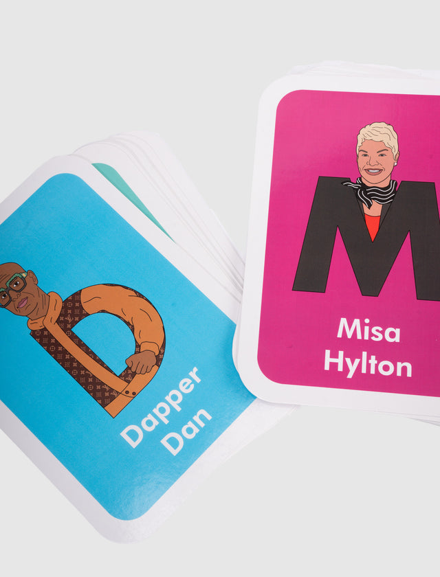 FASHION LEG ABC CARD