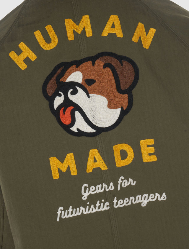 HERRINGBONE COVERALL JACKET