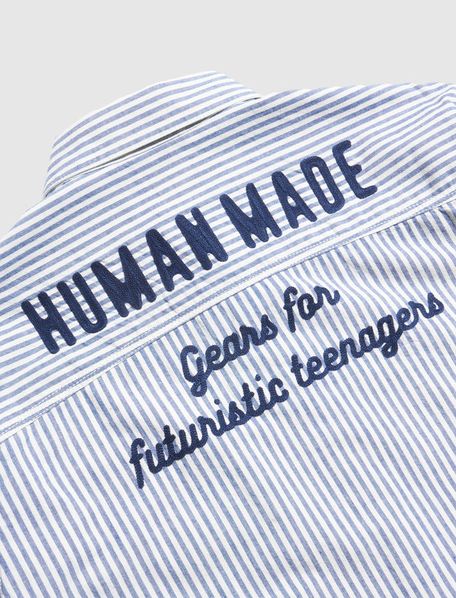 STRIPED WORK LONG SLEEVE SHIRT