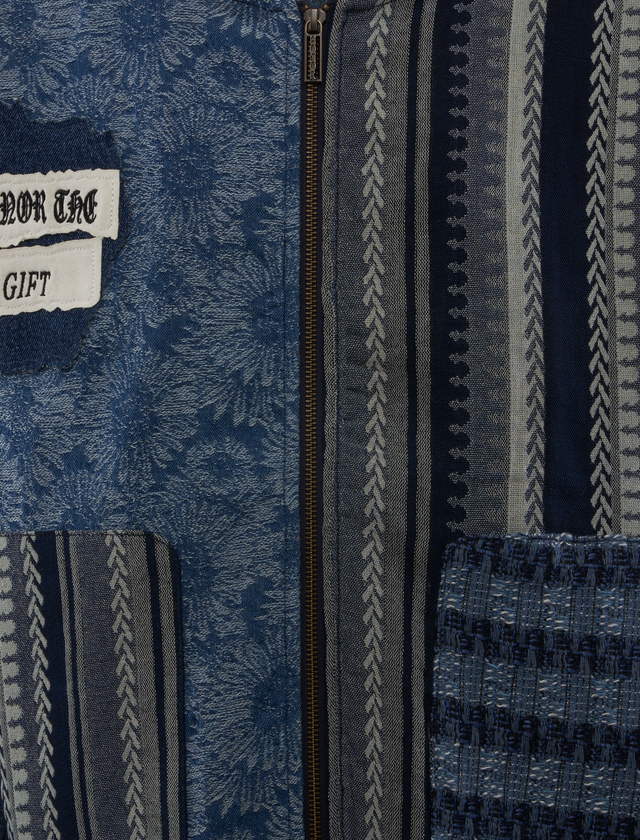 INDIGO TAPESTRY HOODIE