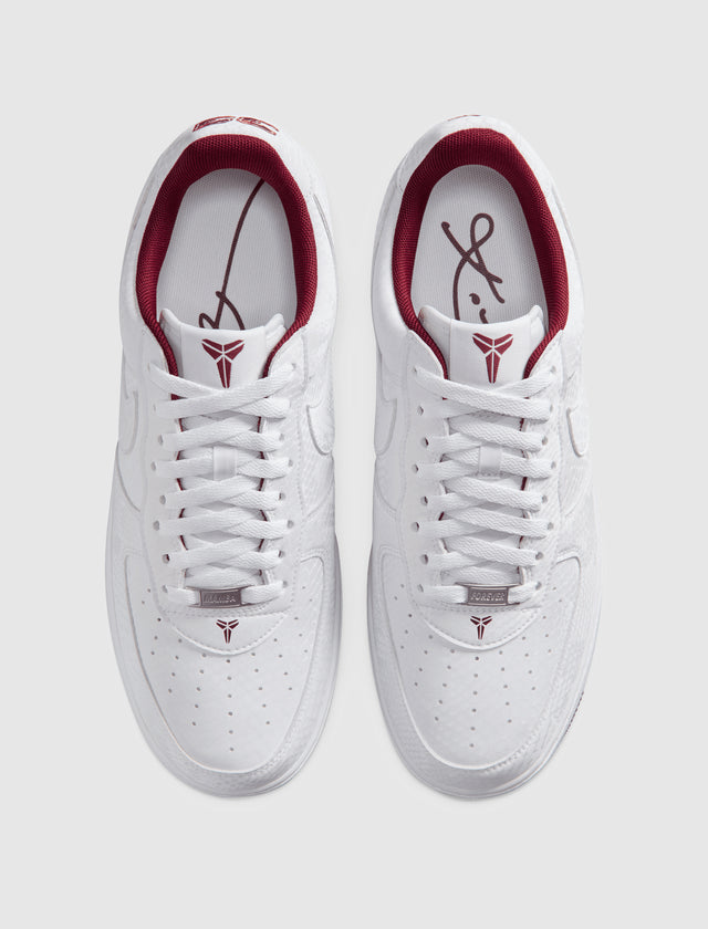 KOBE AIR FORCE 1 LOW "WHITE/TEAM RED"