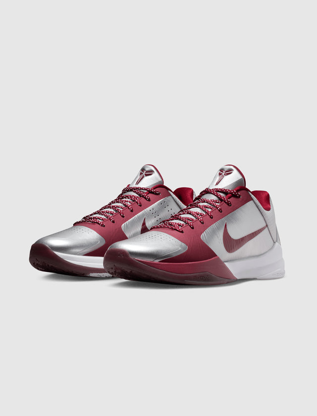 KOBE V PROTRO "METALLIC SILVER/ TEAM RED"