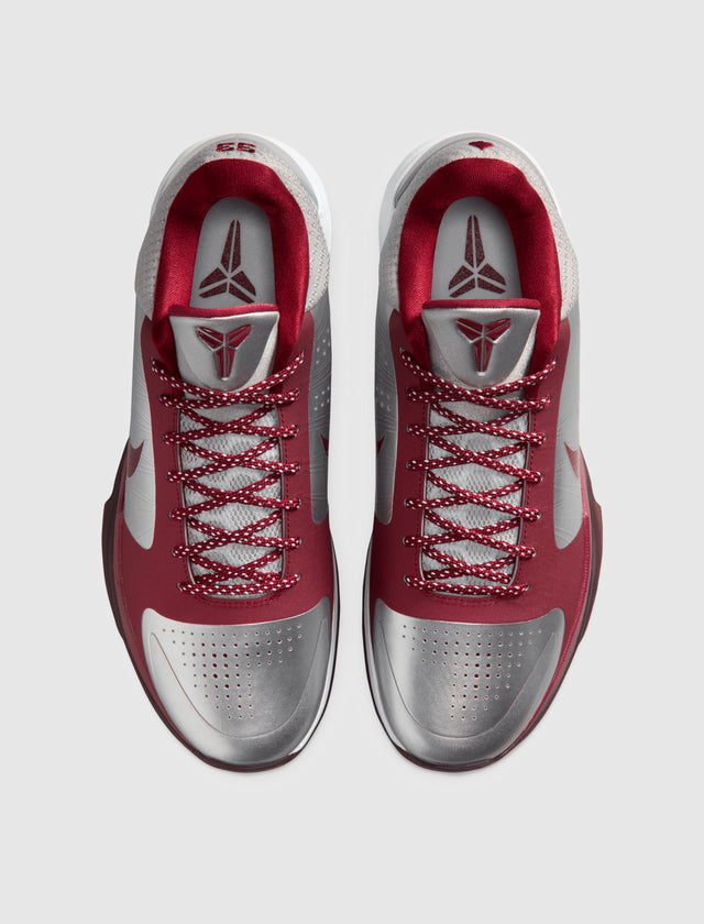 KOBE V PROTRO "METALLIC SILVER/ TEAM RED"