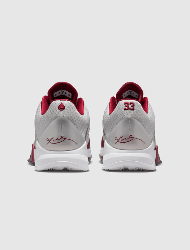 KOBE V PROTRO "METALLIC SILVER/ TEAM RED"