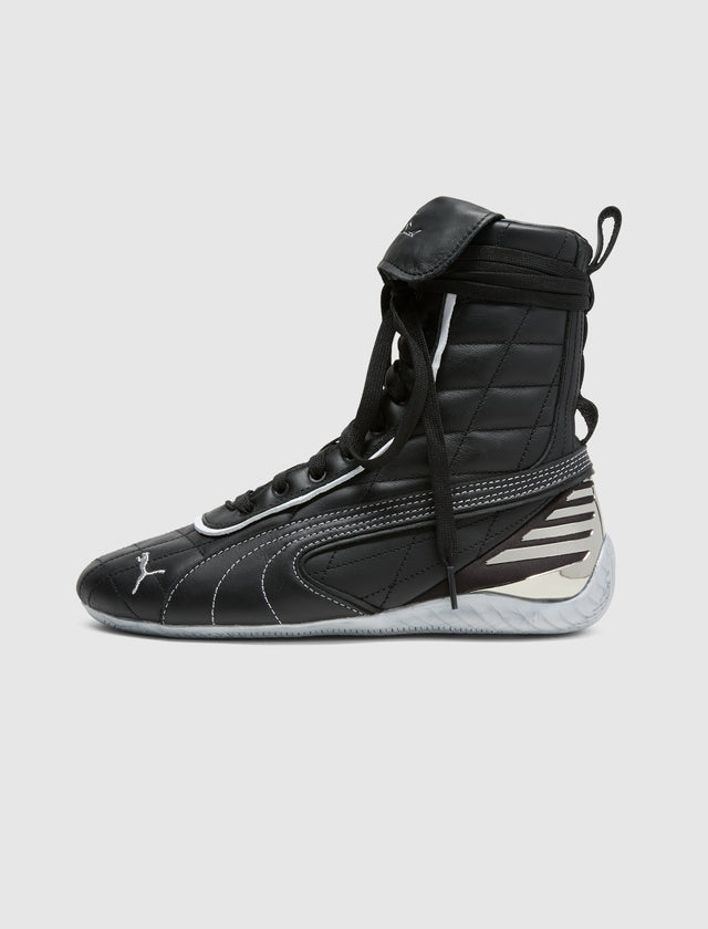 LAQUAN SMITH X SPEEDCAT MID "BLACK/WHITE"