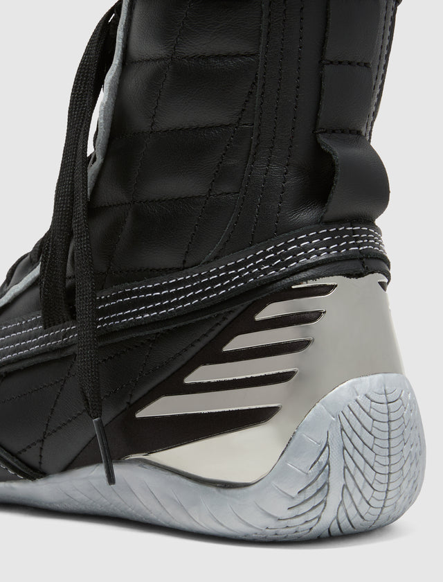 LAQUAN SMITH X SPEEDCAT MID "BLACK/WHITE"