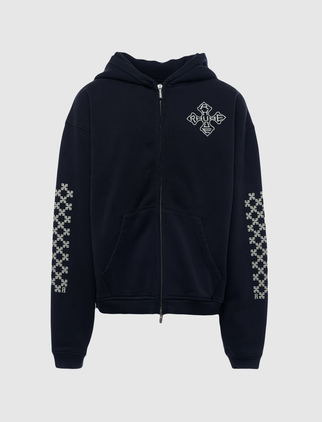 LOGO ZIP UP HOODIE