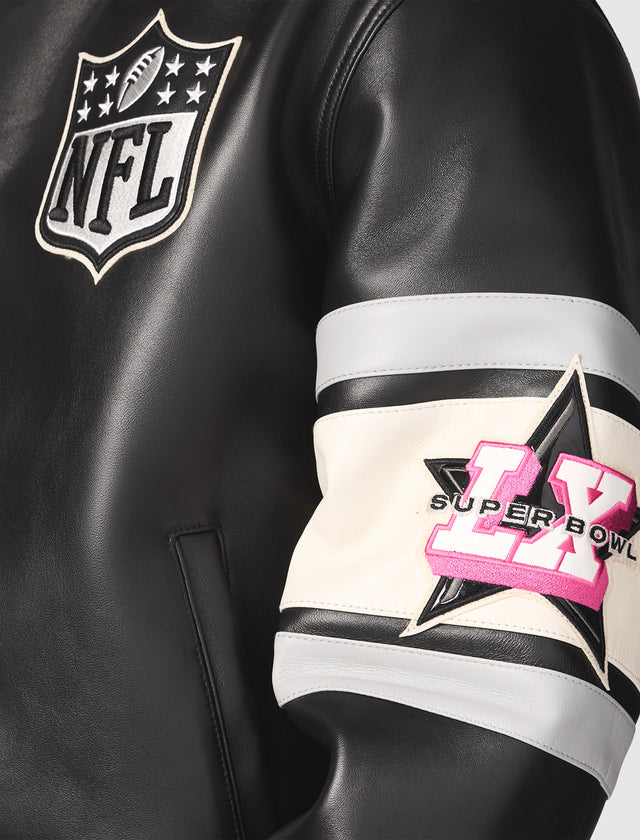 SUPER BOWL LX LEATHER JACKET