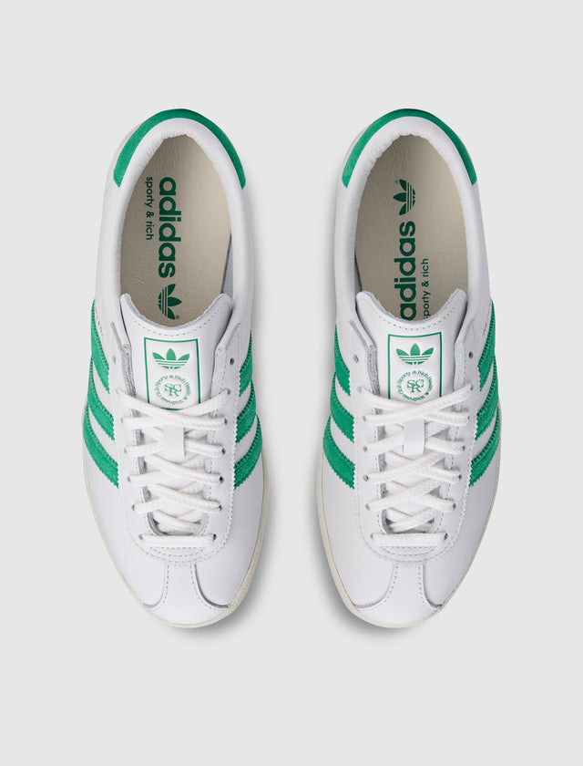SPORTY AND RICH BLANC "WHITE/GREEN"