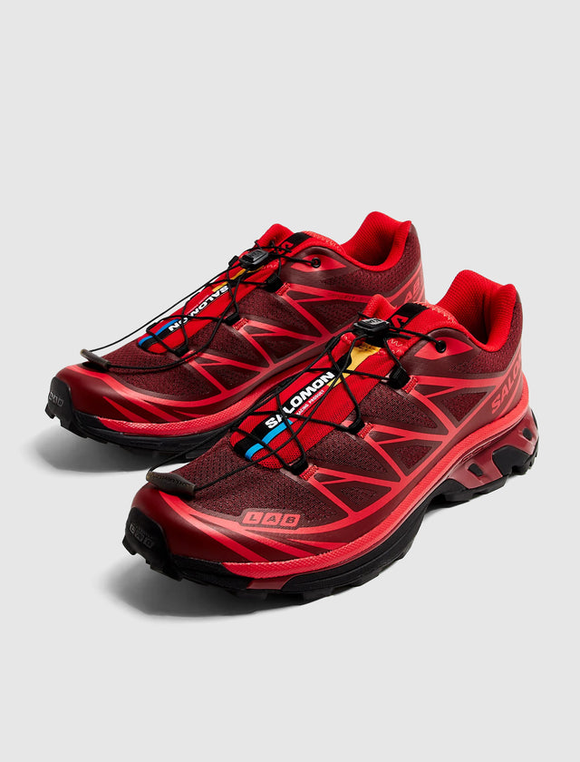 SALOMON XT-6 "RUM RAISIN/HIGH RISK RED/FIRED BRICK"