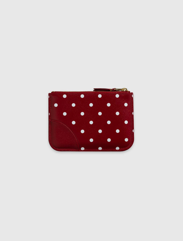DOT PRINT LEATHER WALLET