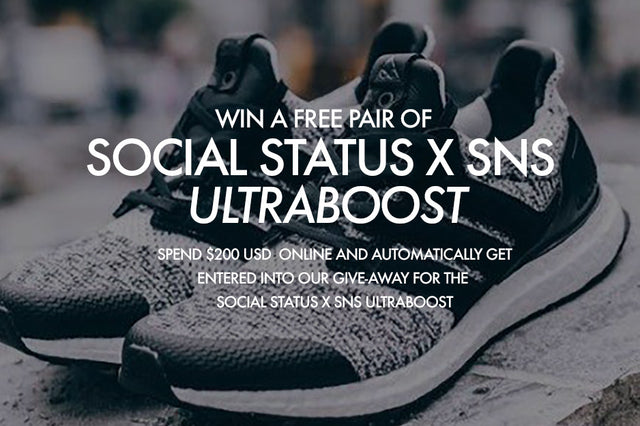 Social Status x SNS Adidas UltraBoost Giveaway