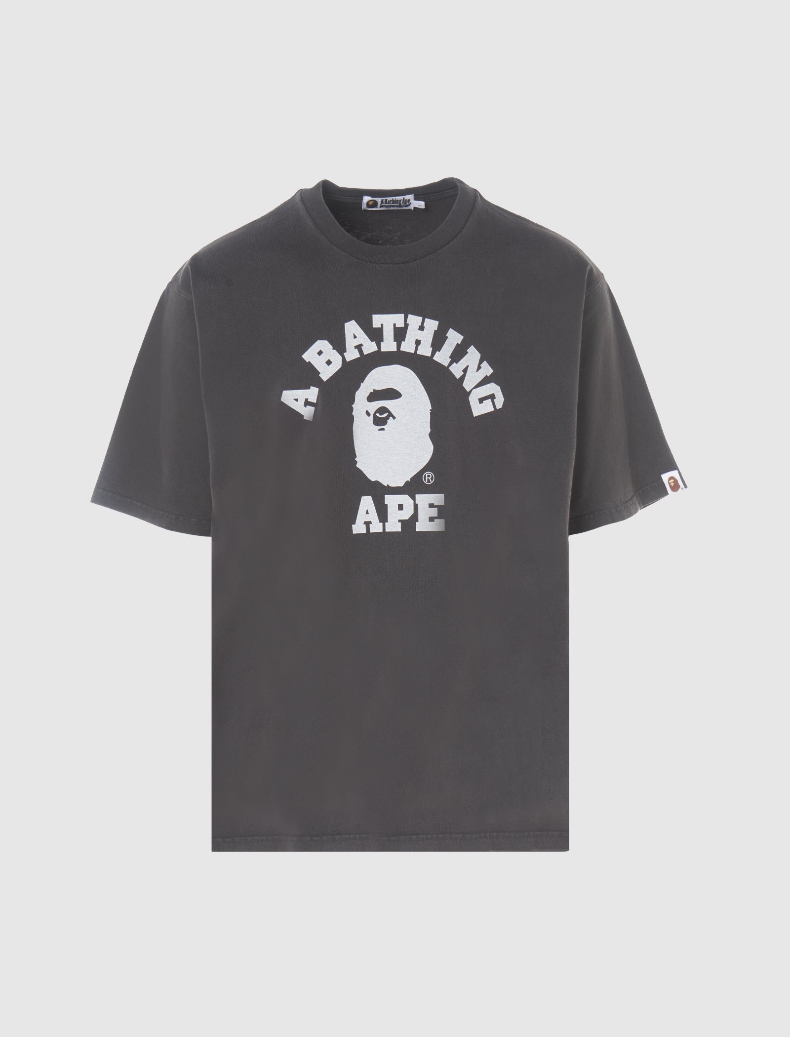 A BATHING APE PIGMENT DYED COLLEGE TEE
