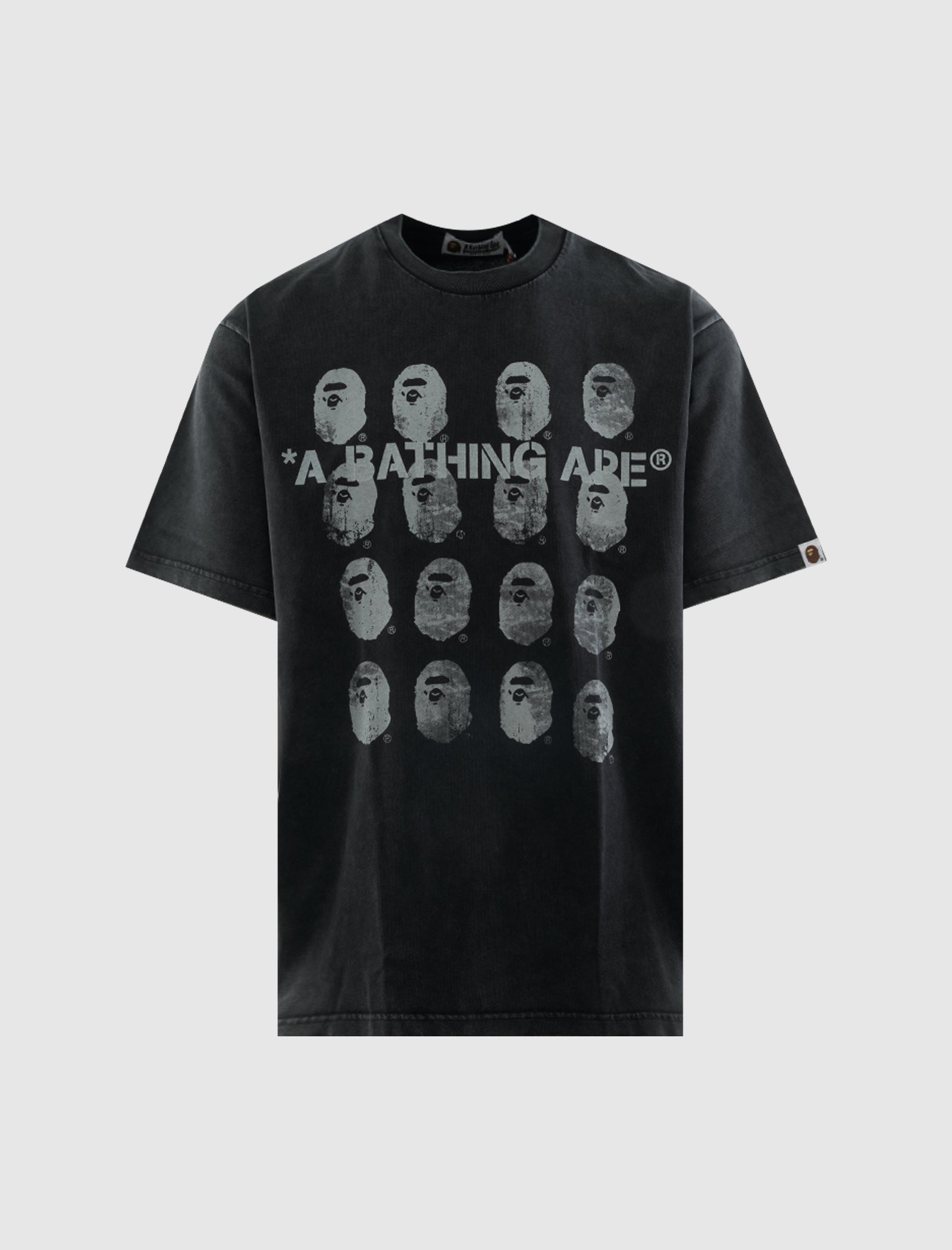 A BATHING APE GARMENT DYED LOGO TEE – Social Status