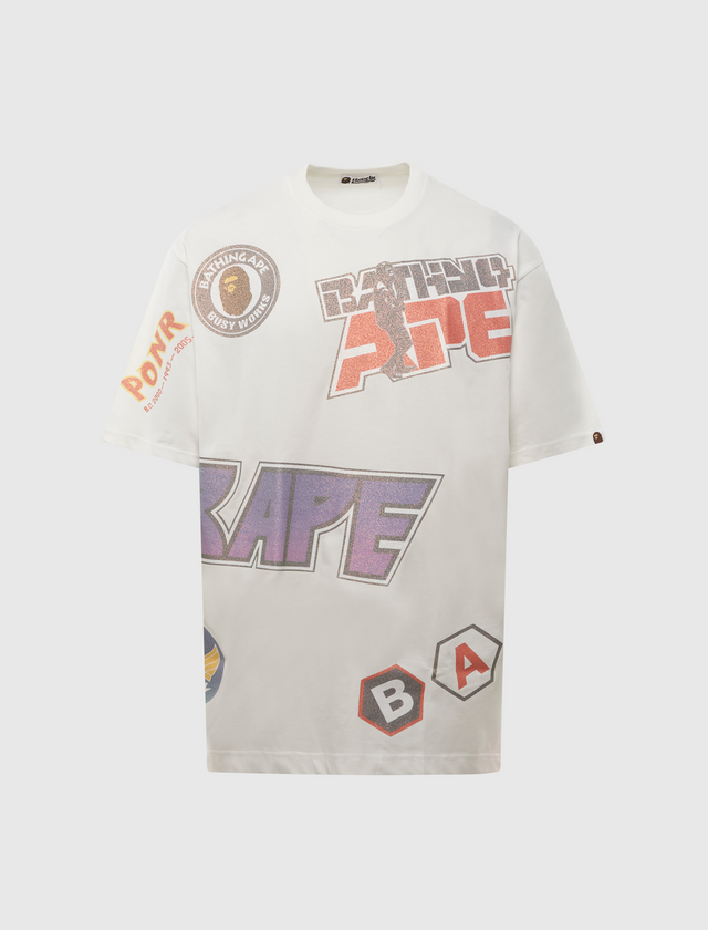 MULTI ARCHIVE MOTIF RELAXED FIT TEE