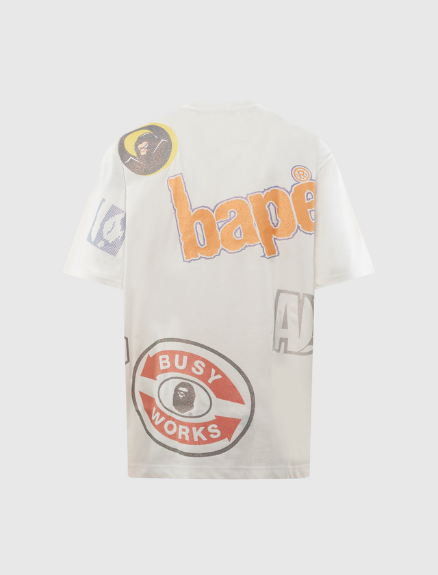 MULTI ARCHIVE MOTIF RELAXED FIT TEE