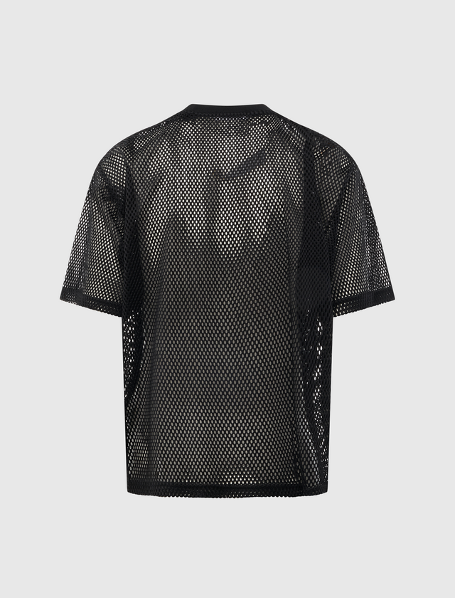 WATER PRINT APE HEAD MESH RELAXED FIT TEE