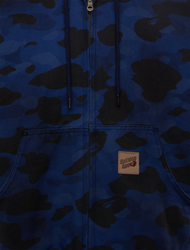 SOLID 1ST CAMO REVERSIBLE SHARK ZIP HEAVY JACKET