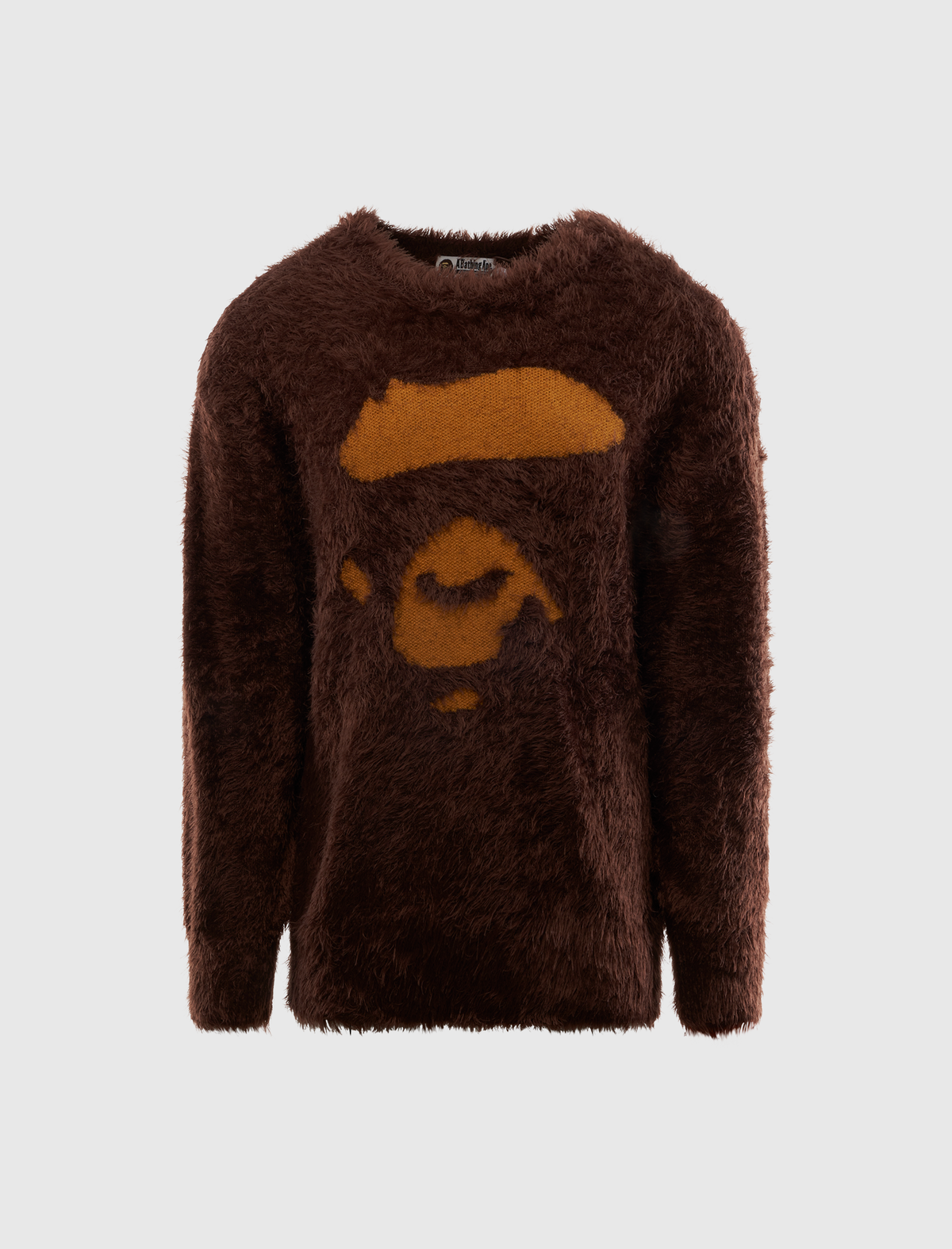 BAPE APE FACE SHAGGY SWEATER – Social Status