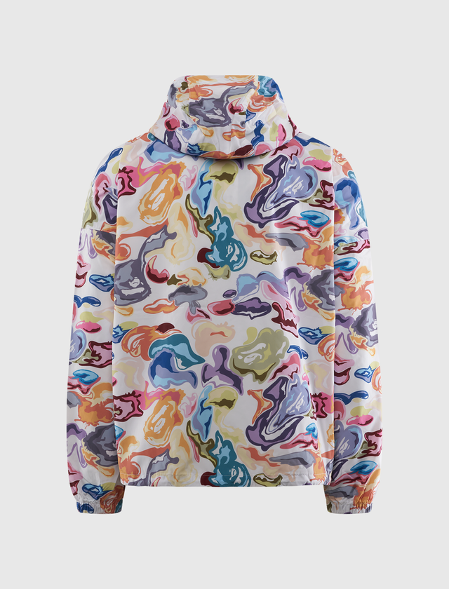 ART CAMO HOODED JACKET