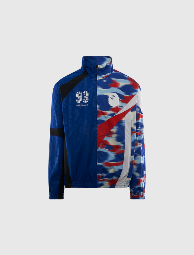 SPLIT STAND COLLAR TRACK JACKET