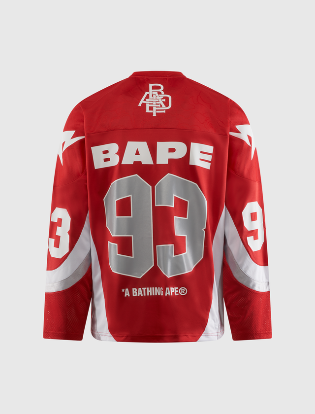 LINE CAMO JACQUARD LOGO RELAXED FIT ICE HOCKEY JERSEY