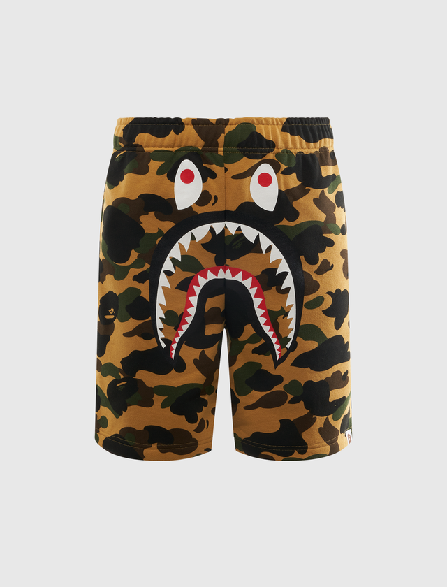 1ST CAMO SHARK SWEAT SHORTS