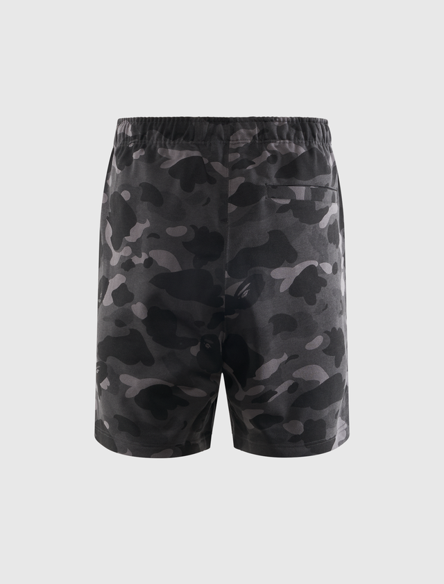 COLOR CAMO METAL APE HEAD RELAXED FIT SWEAT SHORTS