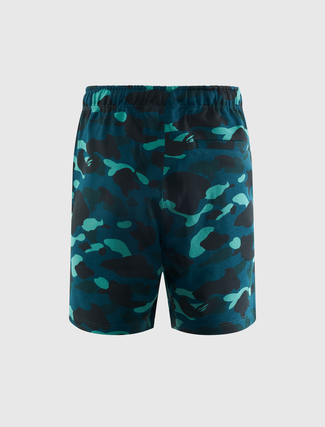 COLOR CAMO METAL APE HEAD RELAXED FIT SWEAT SHORTS