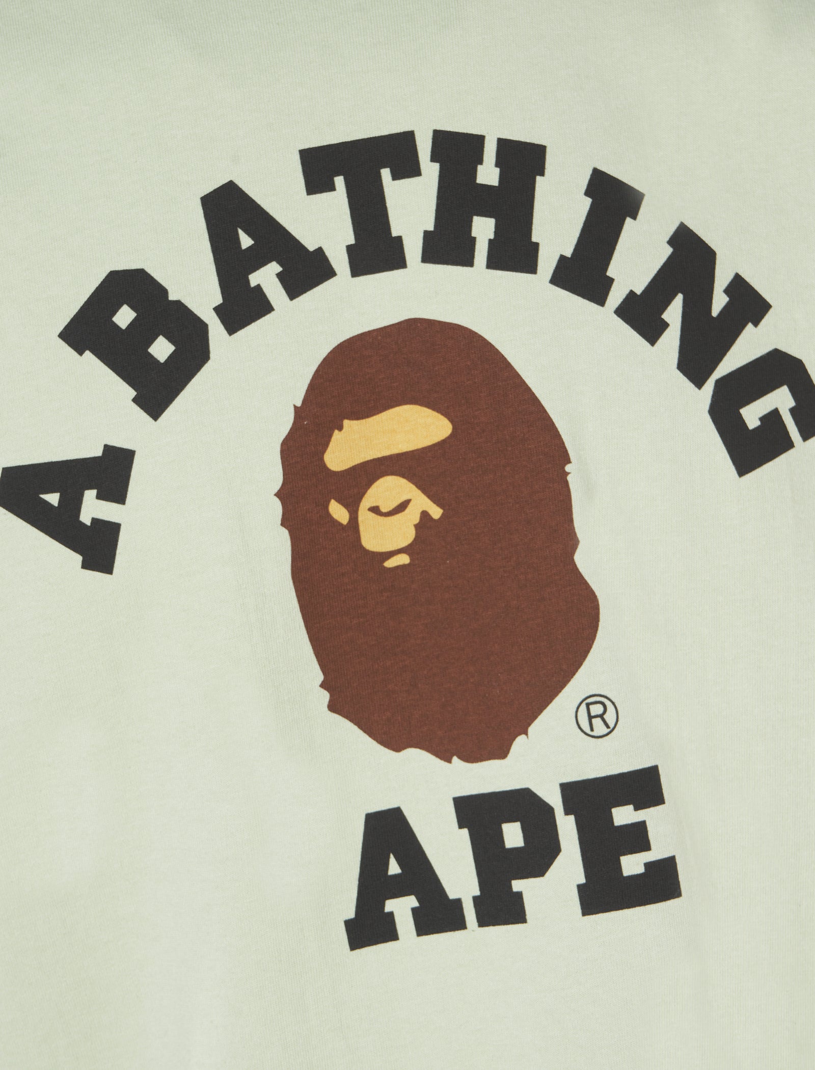 A BATHING APE PIGMENT COLLEGE TEE