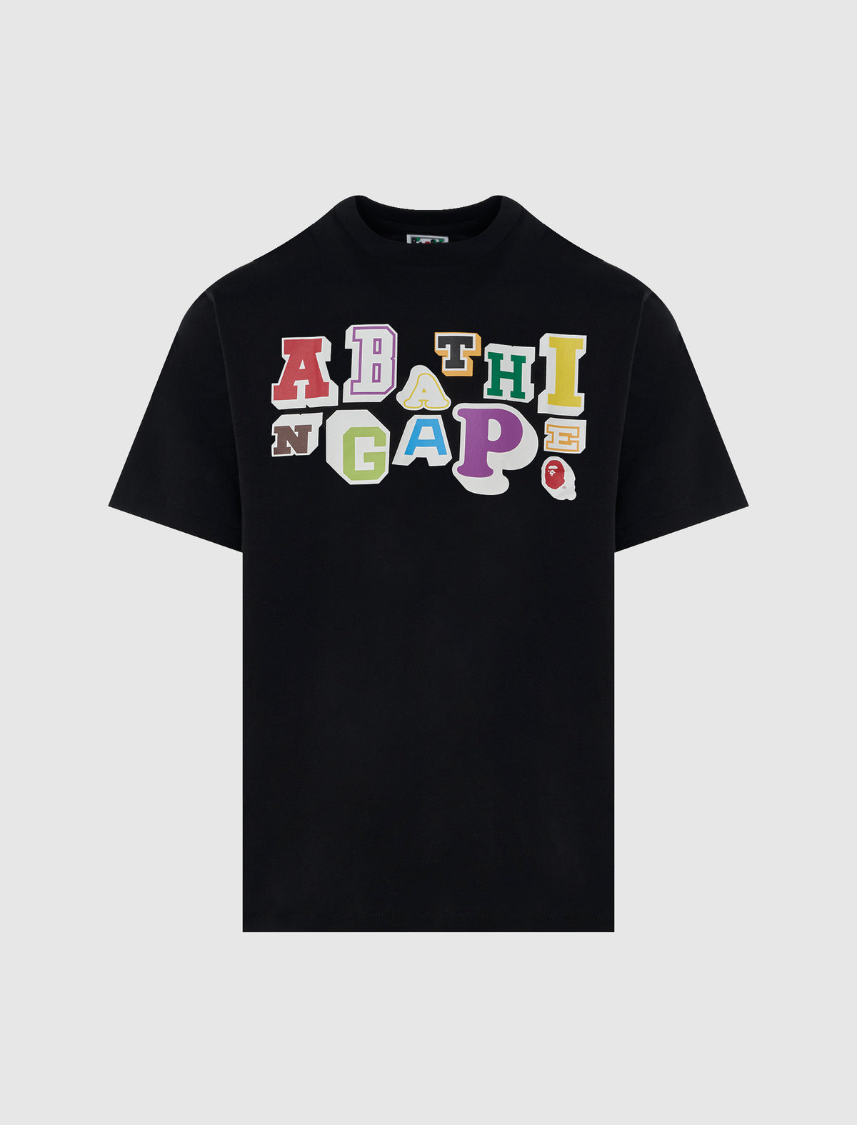A BATHING APE VARSITY FONT TEE – Social Status