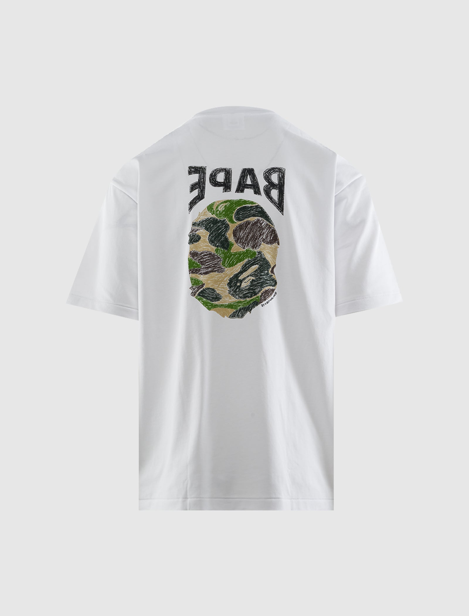 A BATHING APE ABC CAMO HAND DRAW APE HEAD TEE – Social Status